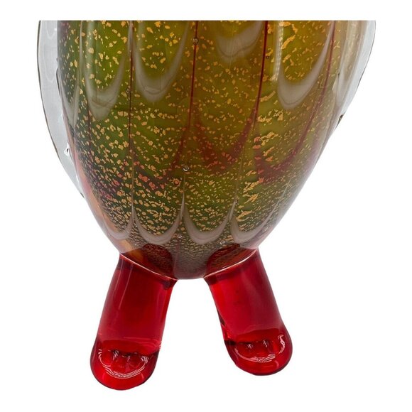 Vintage Murano Owl Art Glass Italy Handblown Figurine - Picture 3 of 10